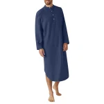 peignoir ample homme couleur unie