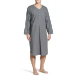 pyjama homme manches longues col V