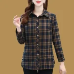 Chemise col polo printemps automne