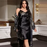 Peignoir kimono sexy pour femme