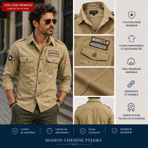 Chemises surdimensionnées pour hommes