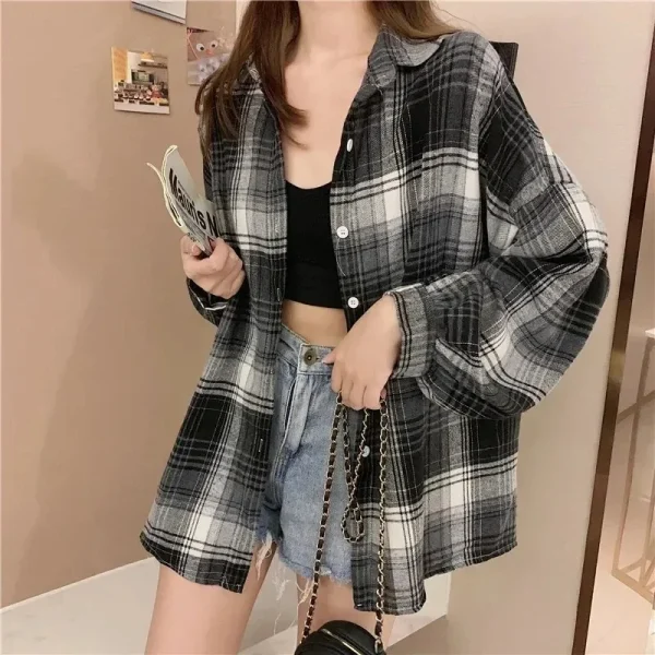chemise à carreaux