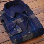 Chemise décontractée à manches longues pour homme