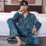 ensemble pyjama satin pour hommes