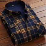 Chemise décontractée homme haute qualité automne hiver