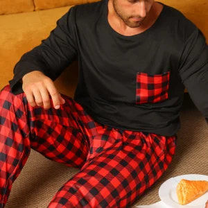 ensemble pyjama carreaux
