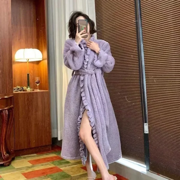robe de chambre en flanelle