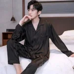 pyjama satin automne hiver