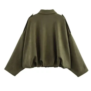 Veste femmes velour  fermeture éclair