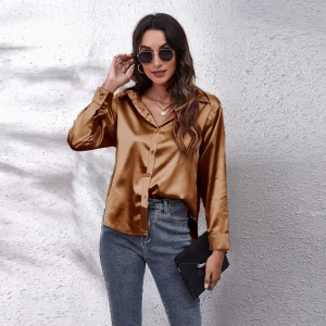 Chemise en Satin femmes