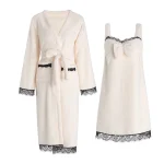 chemise nuit spaghetti femmes