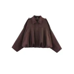 nouveau style veste daim