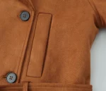 Daim et polyester veste