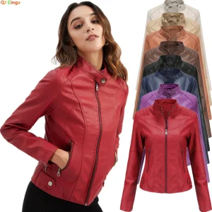 veste en similicuir