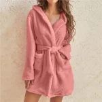 kimono à capuche pour femme