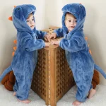 costume dinosaure flanelle