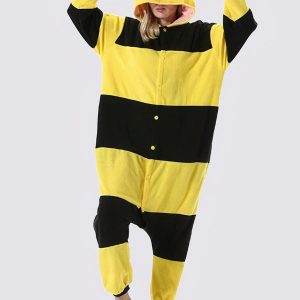 Combinaison pyjama abeille femme