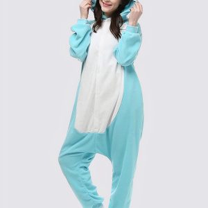 Combinaison Pyjama Éléphant Bleu