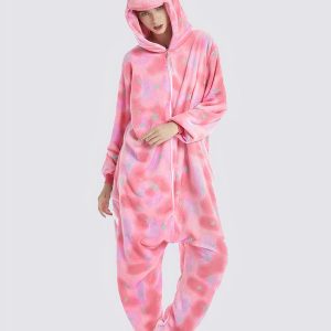 combinaison pyjama licorne femme