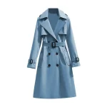 manteau à revers cranté