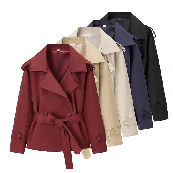 manteau trench classique pour femme