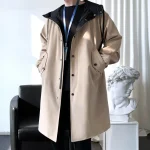 capuche trench homme mode