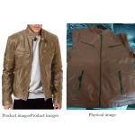 manteau cuir homme