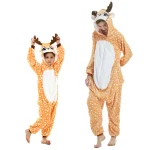 pyjama tigre flanelle