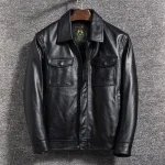veste en cuir PU élégante