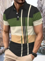 chemise motifs rayés 3D