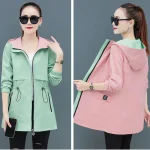 Trench-Coat à capuche automne