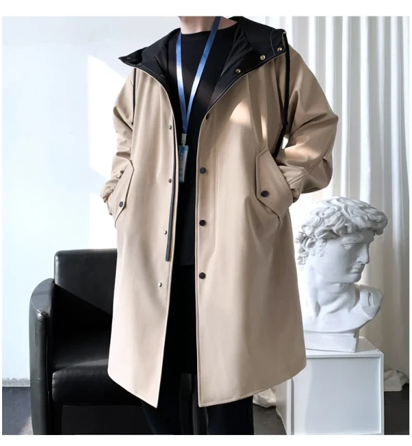 manteau mode homme capuche