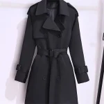 trench mi-long femme