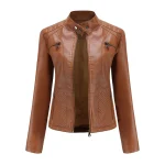 veste en cuir noir
