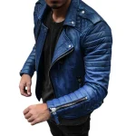 veste cuir homme chic