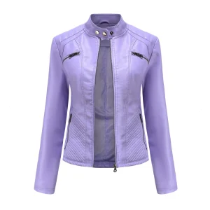 veste en cuir pour femmes