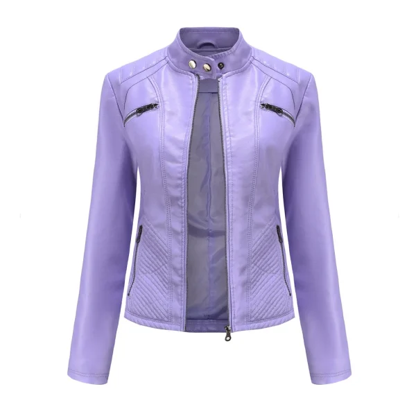 veste en cuir pour femmes