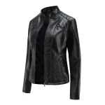 veste en cuir supérieur