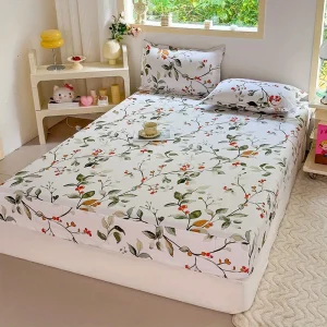 Parure de lit imprimée 3 pièces douce et élégante
