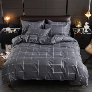 Housse de couette nordique grise