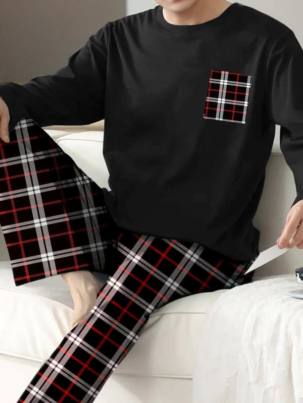 ensemble pyjama carreaux hommes