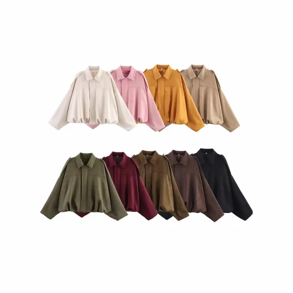 veste de pilote en daim