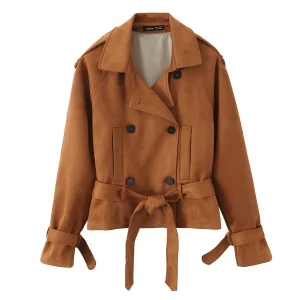 Veste en daim polyvalente