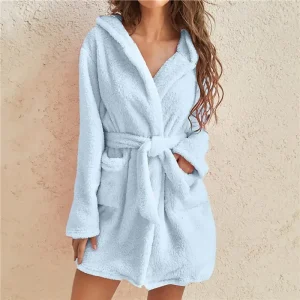peignoir de douche femme