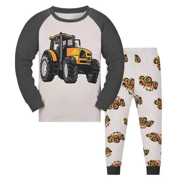 pyjama en coton tracteur