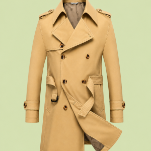 Trench-coat classique pour homme