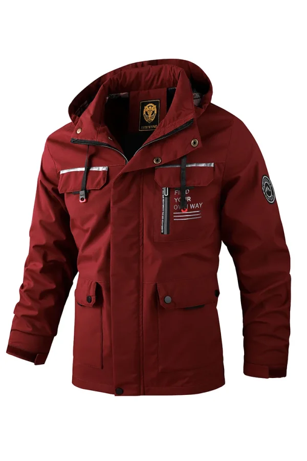 mode hommes décontracté veste coupe-vent