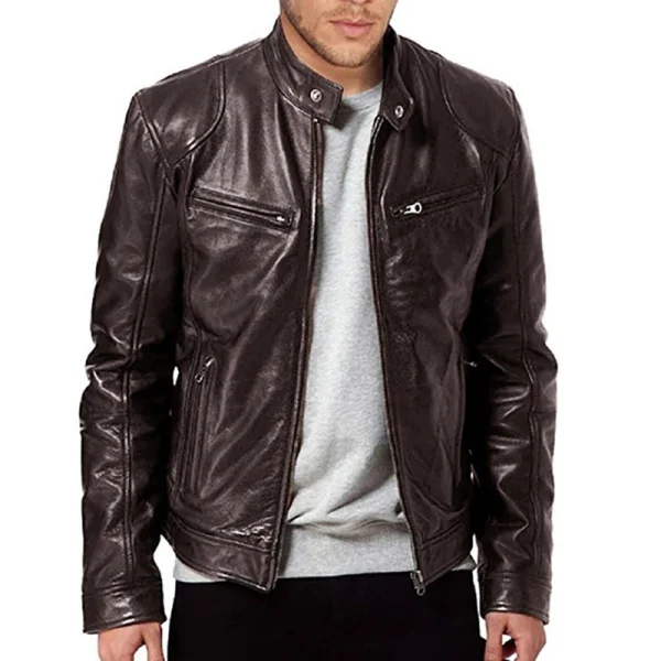 vestes de moto en cuir