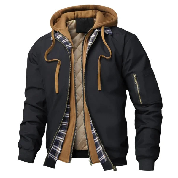 automne hiver hommes chaud Bomber veste