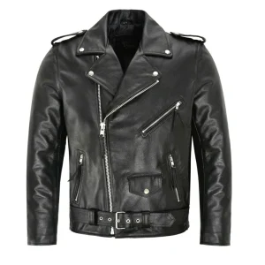 veste de moto en cuir PU